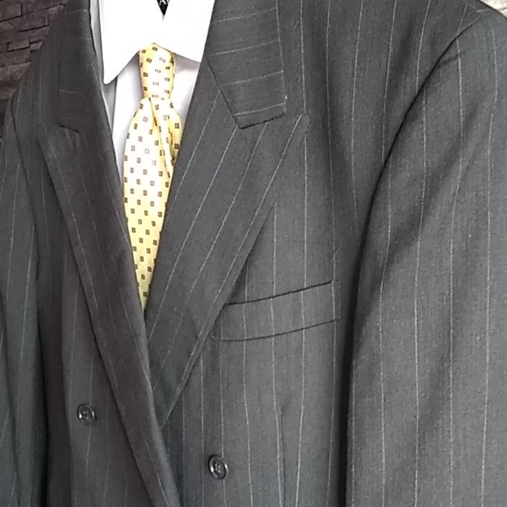 CLASSIC J.RIGGINS WIDE PINSTRIPE BLAZER